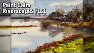 Watercolour Wednesday Paint Along: Riverside Walk