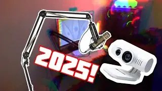 BRAND NEW GAMING MIC AND WEBCAM UNBOXING AND SETUP! | Mini Vlog