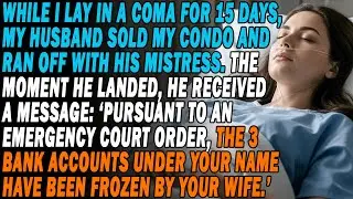I Lay In A Coma For 15 Days🏥My Husband Sold My Condo And Ran Off With His Mistress. As He Landed🛬...
