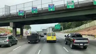 Atlanta GA Georgia I-285 north August 2023