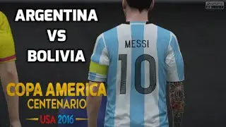 [HD] Argentina vs Bolivia Copa America 2016 15/06/2016 Fifa 16 1080p60