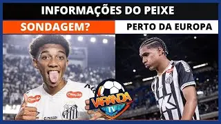 ROBINHO JR.  PODE ENTRAR NA LISTA DE NEGOCIA&Ccedil;&Otilde;ES DO PEIXE? | SOUZA FICA A UM PASSO DA EUROPA