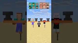 Anvil lifting challenge in Minecraft 😱 credit by @oreETV #shots #minecraft