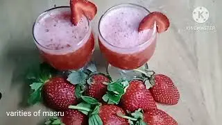 strawberry juice recipe. strawberry juice recipes at home.#juice #strawberry