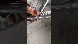 #motorcycle stand #spring #fitting #mechanical #tips #viralvideos #top #trending #shorts