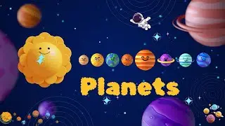 Kids vocabulary - Solar System - planets - Learn English for kids