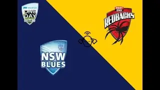 Nsw vs Sau live cricket mach with English commentary Marsh One-Day Cup 2019 Match 6 & australia odi