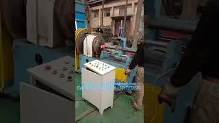 Pipe Contracting and Shrinking Machine #pipeshrinkingmachine #conemaking #machine #taperpipe