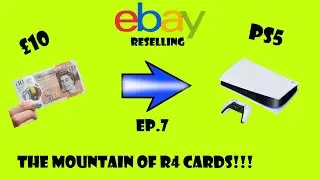 The MOUNTAIN of R4 CARDS!!! £10 TO PS5 CHALLENGE EP.7 | RetroRepairKid