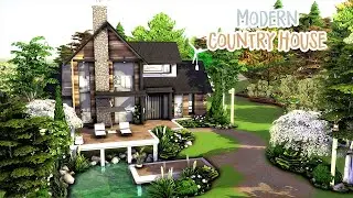 Modern Country House 🌲 // The Sims 4: Speed Build // No CC