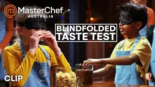 Blindfolded Taste Test | Junior MasterChef Australia | MasterChef World