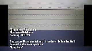 Brummton Ph&auml;nomen  _ Deutschland, Rheinland-Pfalz, Fl&ouml;rsheim-Dalsheim, Sonntag 14.01.2024 (Taos Hum)