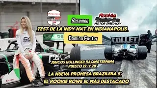 IndyNTX Test|Juncos Hollnger Racing| Domina Foster|Rowe La Sorpresa|Collet de Brazil 5&deg; Indianapolis