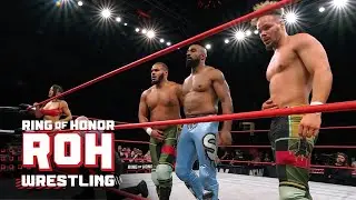 SkyFlight & Shane Taylor Promotions brawl post-match! | ROH TV 11/20/25