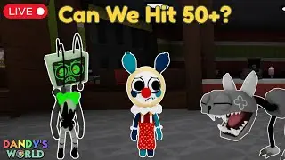 CAN WE HIT FLOOR 50+? (Discord Squad) | Dandy’s World LIVE
