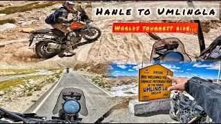 Hanle to UmlingLa Pass &ndash; World's Highest Road- 19,024 ft | Ladakh Solo Ride 2025 | EP- 5 | #ladakh