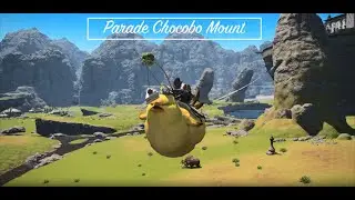 Final Fantasy XIV - Parade Chocobo Mount