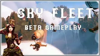 Sky Fleet Beta Playtest Gameplay! Upcoming Co-op Top Down Shooter