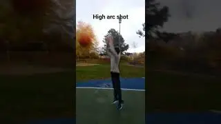 #basketball high arc shot