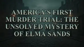 Americas First Murder Trial The Unsolved Mystery of Elma Sands