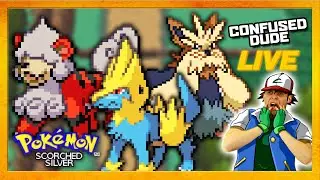 DOG% RUN - Pok&eacute;mon Scorched Silver [Part 5] | Confused_Dude Live!