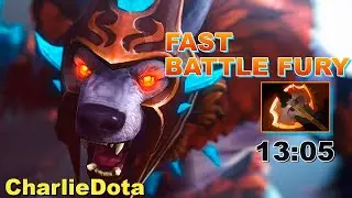 CharlieDota - bloodthirsty Ursa - Great timings for items