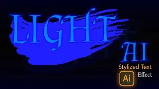 Editable Vector Text Effect | Light Text Effect | Adobe Illustrator