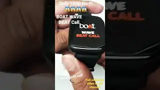 Boat wave beat call  cheapest Bluetooth calling smartwatch by boat full video in my channel #boat