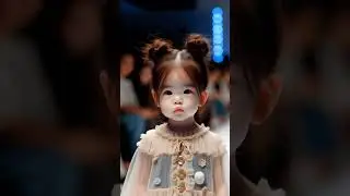 Cute Baby Runway Model Stars #babyfashion #cutebaby #babyvideos #ai #runway #babyshorts