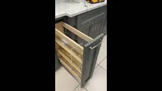 DIY Functualty of Spice Rack Cabinet from ForeverMark Cabinetry- Cabinets City Chicago