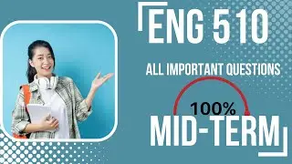 Eng 510 Important Question Repeated in Midterm exams in Urdu and Hindi, Virtual University