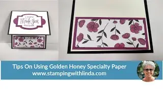 Golden Honey Specialty Designer Series Paper