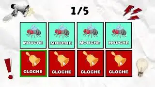 Le jeu des mots en rythme. 3 niveaux facile &agrave; difficile. Arriveras-tu &agrave; encha&icirc;ner les mots ?