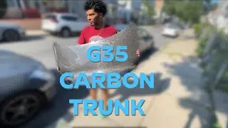 INSTALLING A CARBON FIBER TRUNK ON G35