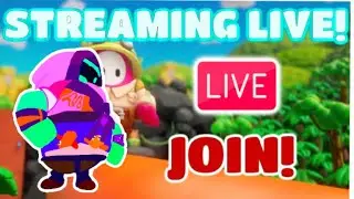 Season 5 Is Amazing! Playing Fall Guys Live! Doing Custom and Snipes!