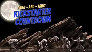 Print and Paint  |  Kickstarter Countdown #1-50