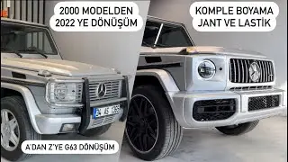 Mercedes G Serisi Dönüşüm - 2000 Modelden 2022 Ye G63 Dönüşüm