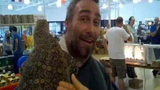 8ft Nile Monitor at Michigan Reptile Expo