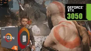 God of War : ON RTX 3050 + Ryzen 5 5600X | LOW + ULTRA Graphics | DLSS