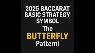 2025 Baccarat Basic Strategy Symbol: The BUTTERFLY Pattern (BEST)