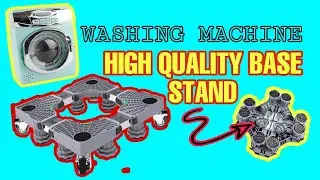 UNBOXING & ASSEMBLY MOVABLE DOUBLE TUBE WASHING MACHINE BASE STAND REVIEW | MYZ