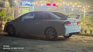 Езда на личном автомобиле по трассе Дакка-Читтагонг зимней ночью.