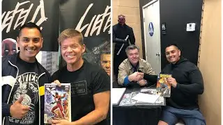 Meeting Rob Liefeld & Neal Adams at Phat collectibles
