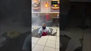 fast Food Fiasco: The Hoverboard Waiter's Floor-Shattering Stunt#wildlife #viral #explorepage✨ #fun