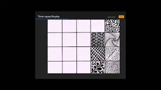 Zen tangle drawing digital pro create