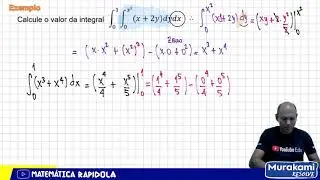 Integral Dupla - Regiões retangulares
