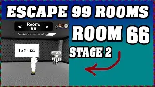 ROOM 66 ESCAPE 99 ROOMS Roblox Walkthrough [Full Guide English] 🗝️