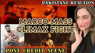 MARCO MOVIE MASS CLIMAX FIGHT + Post Credit Scene  | #unnimukundan| #annyshah#reactionmarco