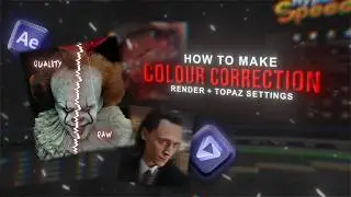 How to make a 4k Color Correction | After Effects Tutorial | Free 𝘾𝙊𝙈𝙄𝙓 4k CC
