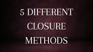 Beginner tutorial - Closure methods for junk journaling